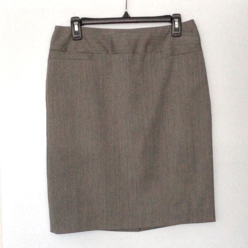 TALBOTS Moca Brown Wool Pencil Skirt - US 4